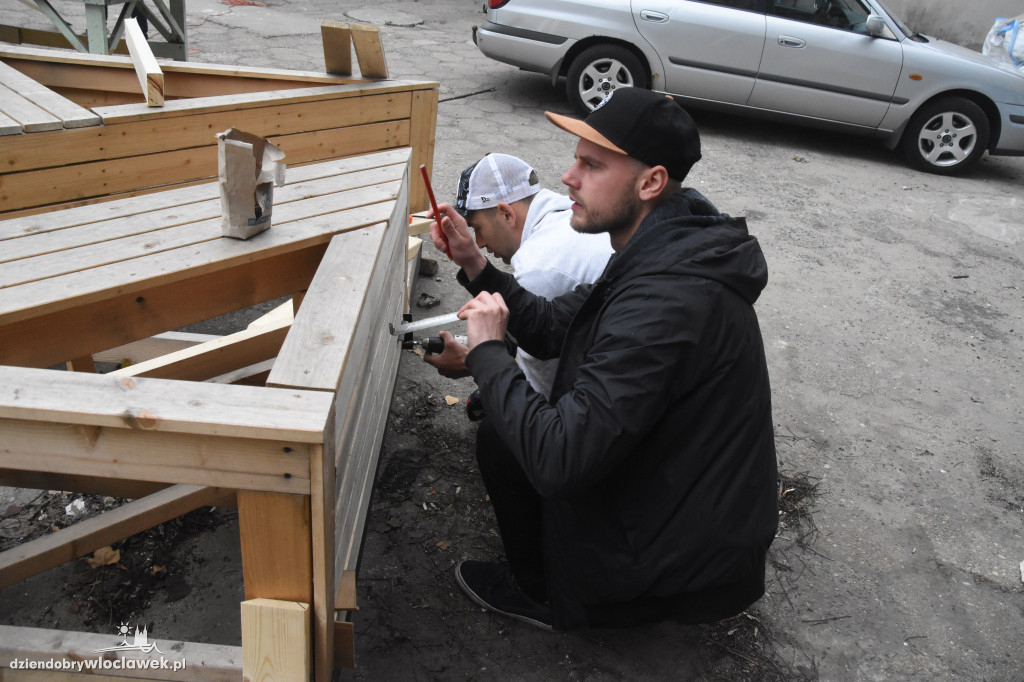 Włocławianie znów budowali parklet