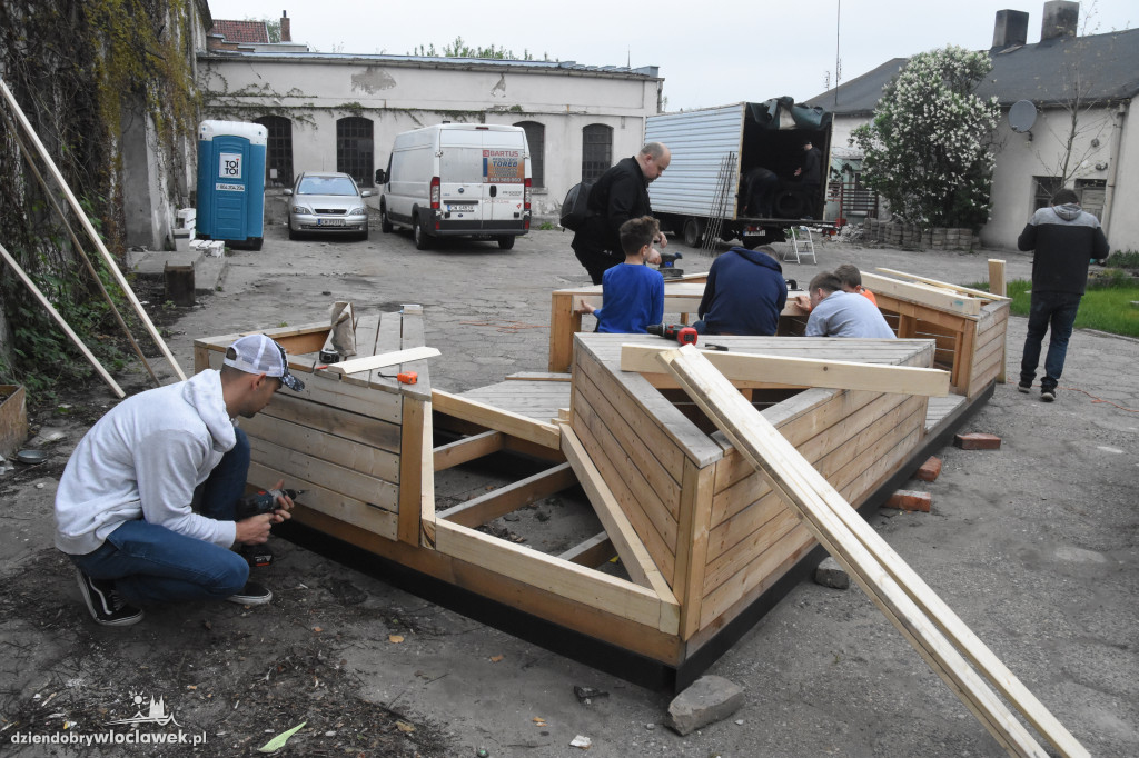 Włocławianie znów budowali parklet