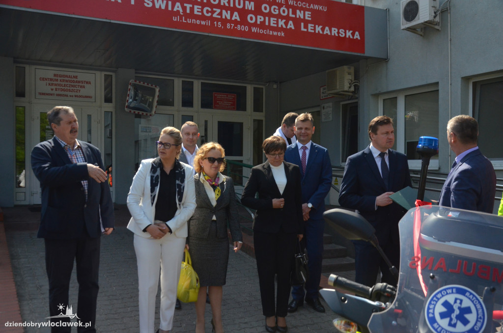 Motoambulans włocławskiego pogotowia
