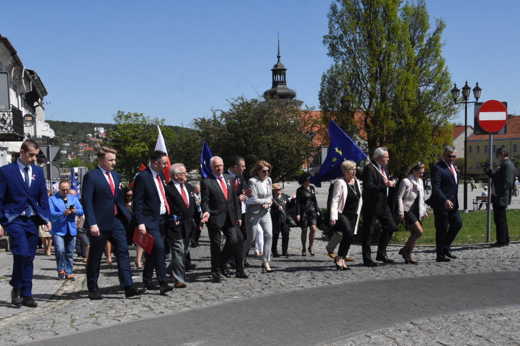 Pochód pierwszomajowy we Włocławku