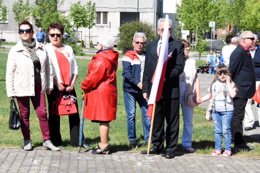 Pochód pierwszomajowy we Włocławku