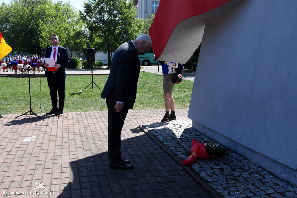 Pochód pierwszomajowy we Włocławku