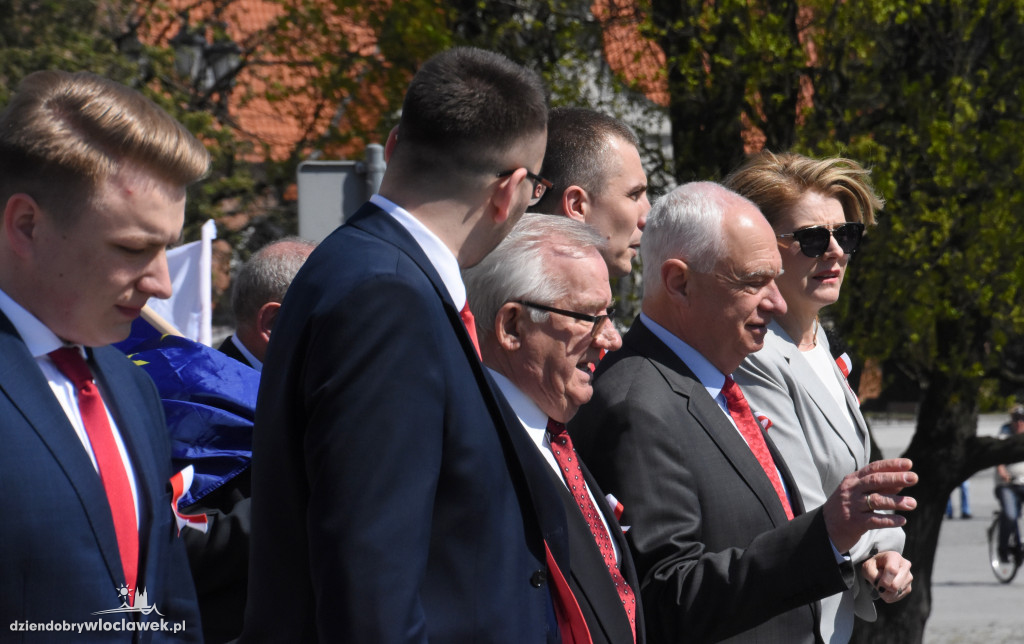 Pochód pierwszomajowy we Włocławku