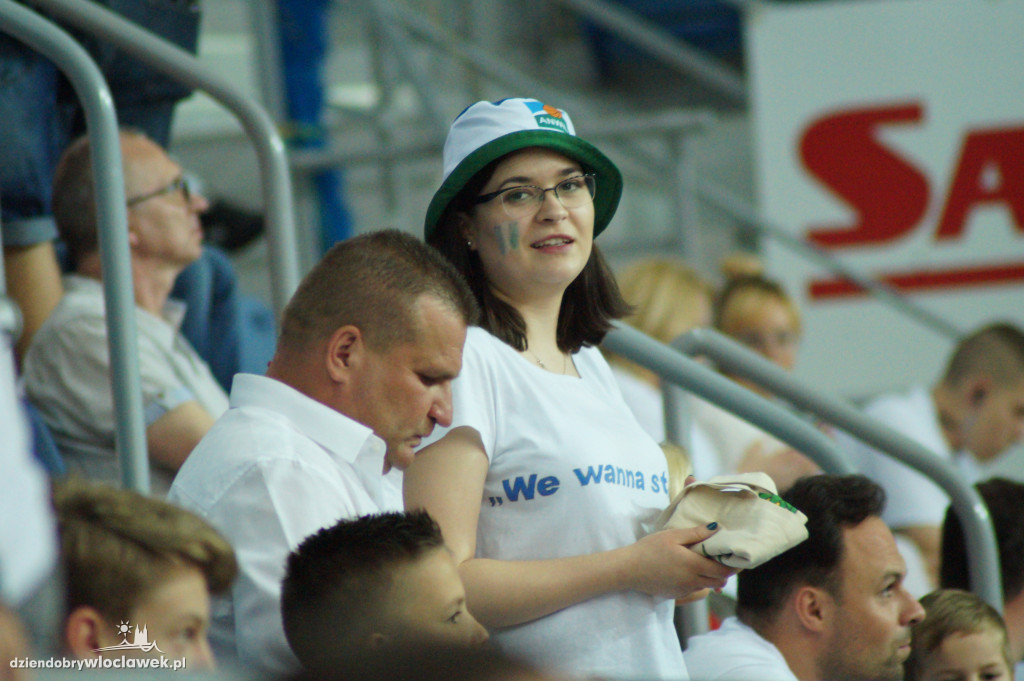 Kibice na 3. meczu play-off z Arką