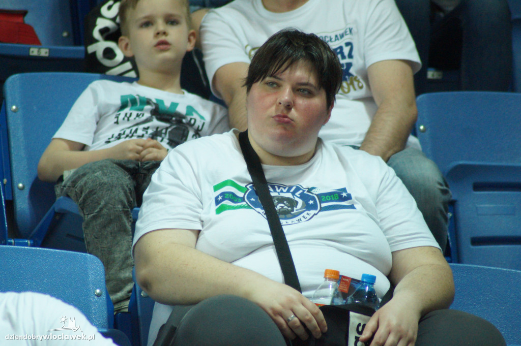 Kibice na 3. meczu play-off z Arką