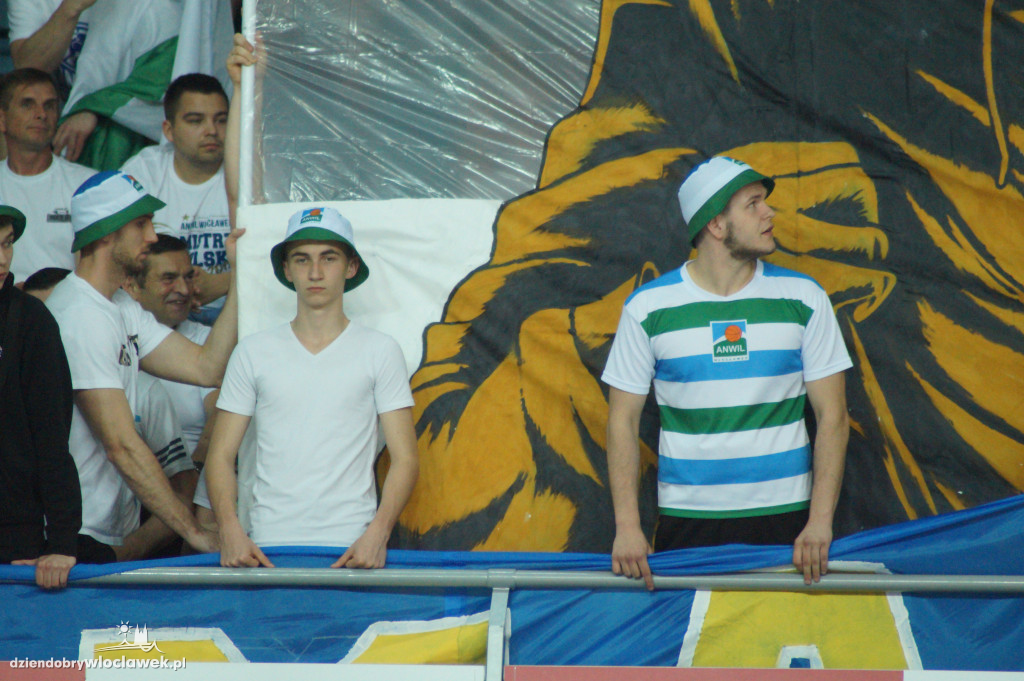 Kibice na 3. meczu play-off z Arką