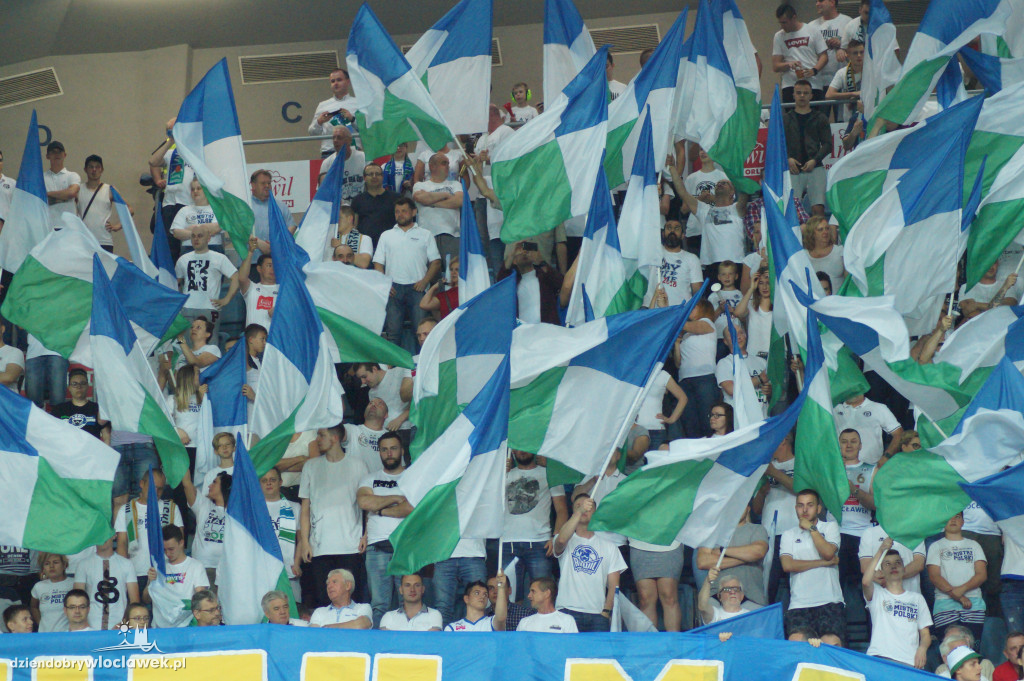 Kibice na 3. meczu play-off z Arką