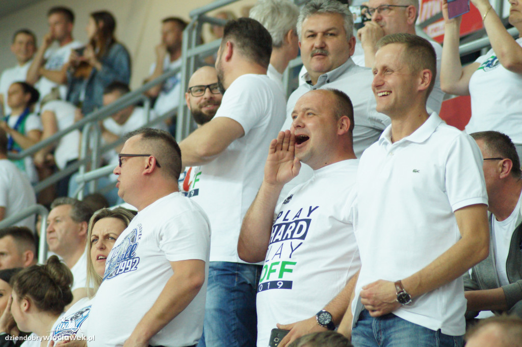 Kibice na 3. meczu play-off z Arką