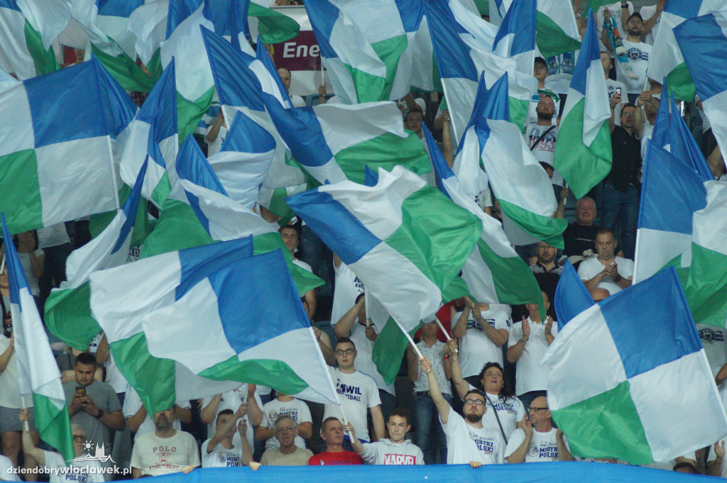 Kibice na 3. meczu play-off z Arką