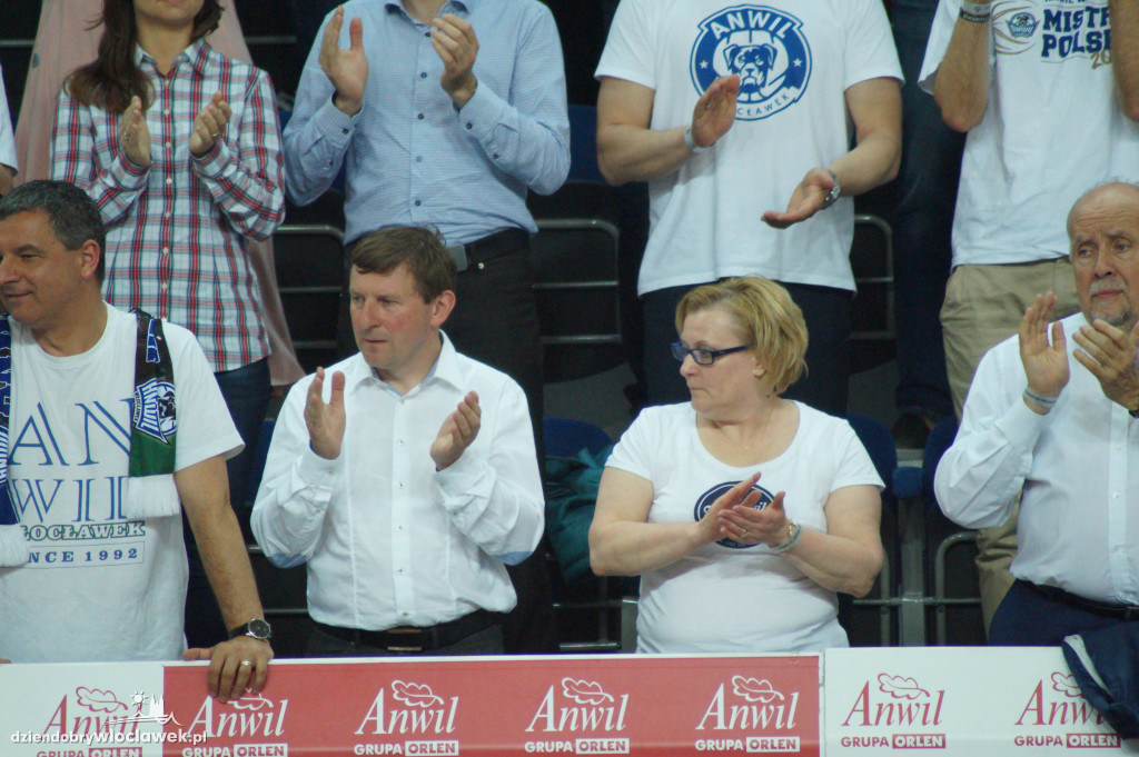Kibice na 3. meczu play-off z Arką