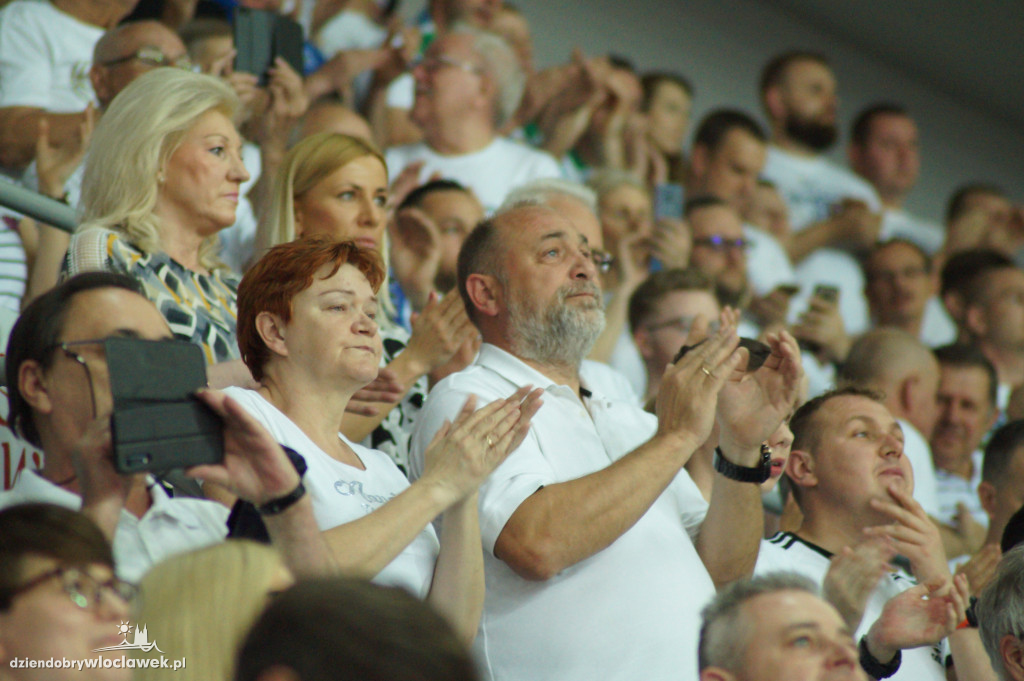 Kibice na 3. meczu play-off z Arką