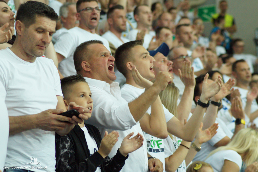 Kibice na 3. meczu play-off z Arką