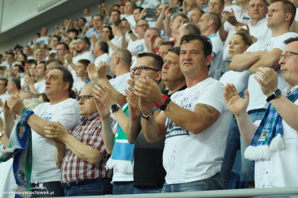 Kibice na 3. meczu play-off z Arką