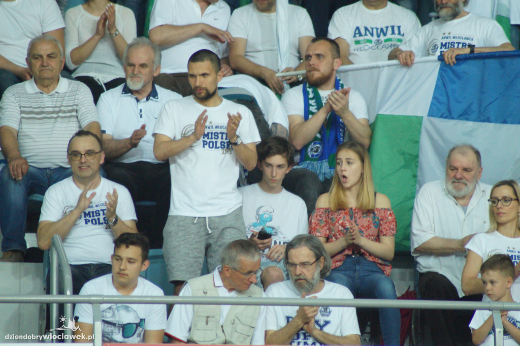 Kibice na 3. meczu play-off z Arką
