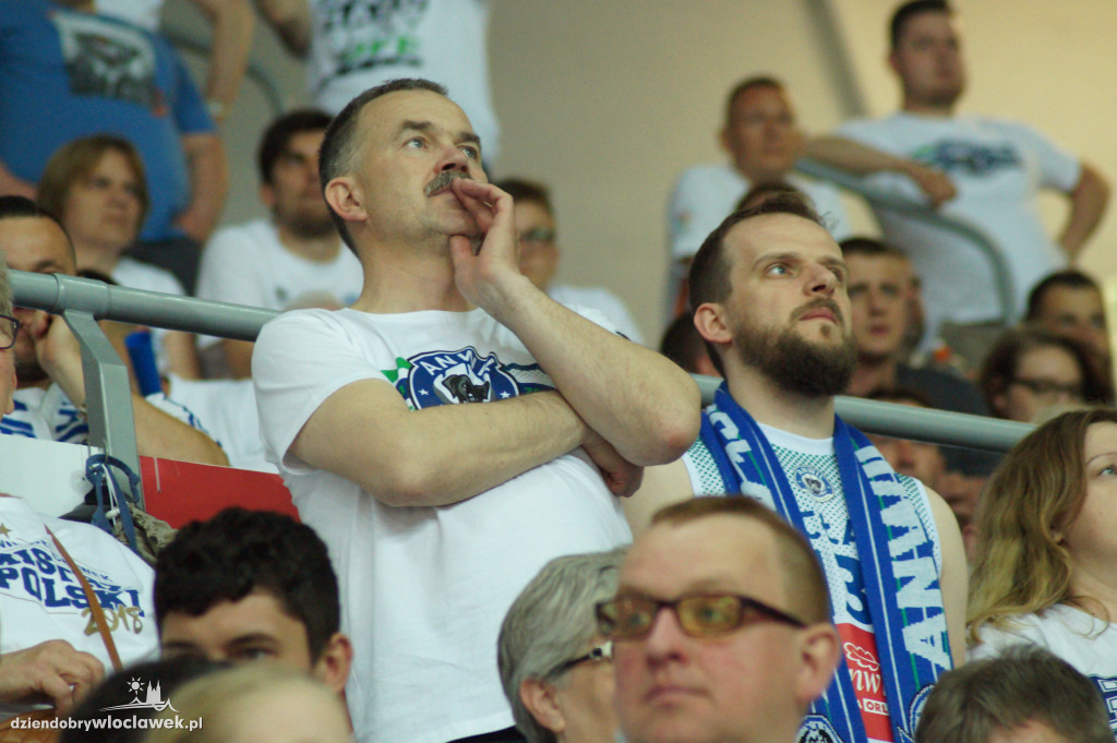 Kibice na 3. meczu play-off z Arką
