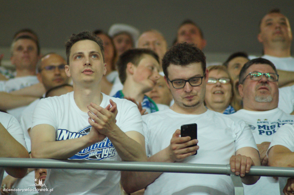 Kibice na 3. meczu play-off z Arką