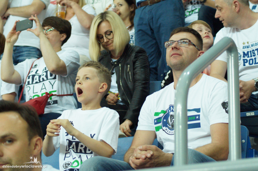 Kibice na 3. meczu play-off z Arką