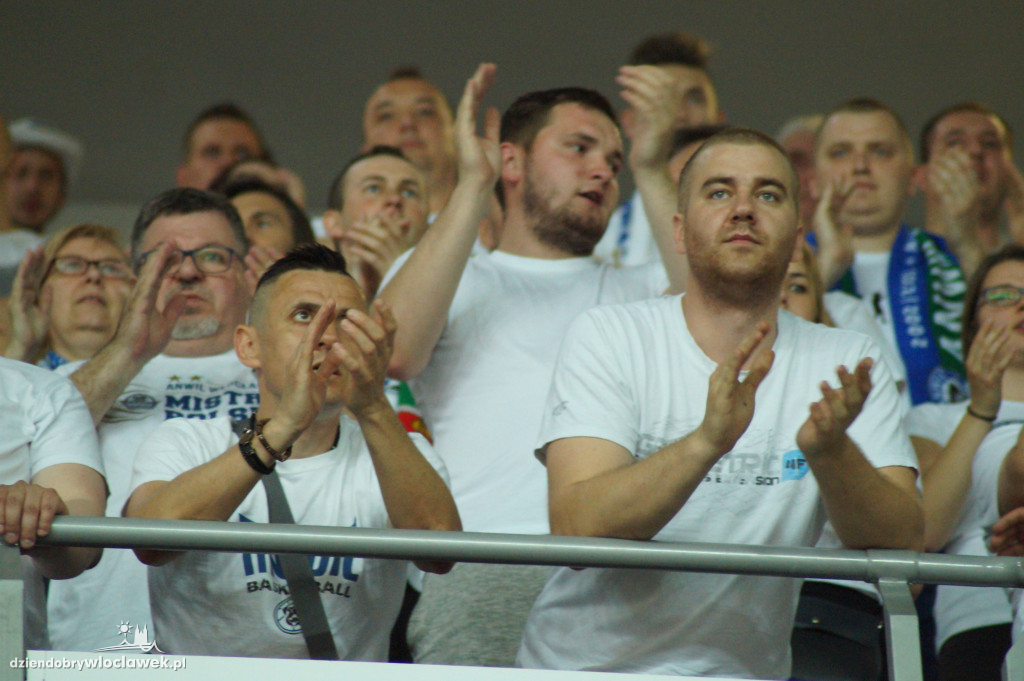 Kibice na 3. meczu play-off z Arką