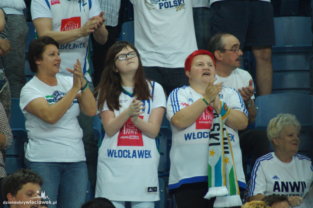 Kibice na 3. meczu play-off z Arką