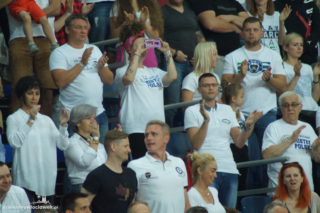 Kibice na 3. meczu play-off z Arką