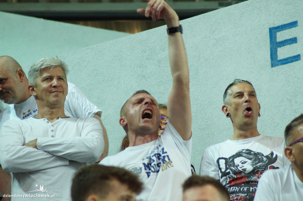 Kibice na 3. meczu play-off z Arką