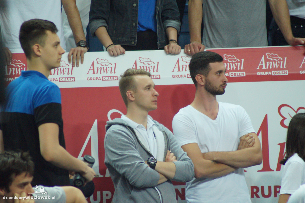 Kibice na 3. meczu play-off z Arką