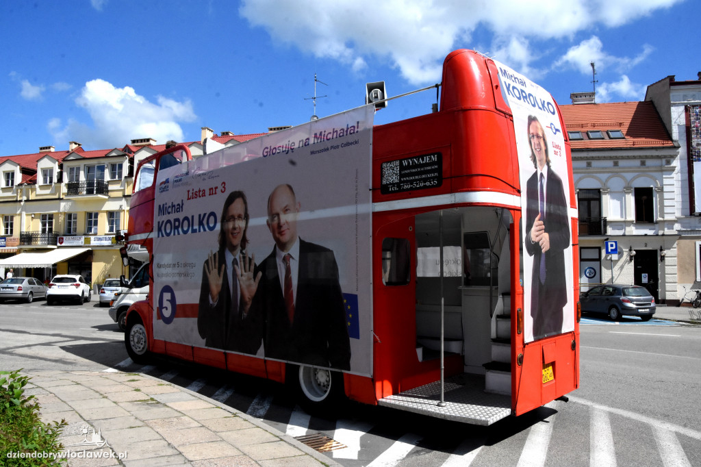 Brytyjskim busem jeździł po Włocławku