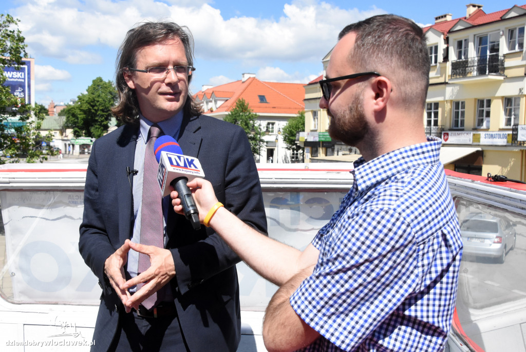 Brytyjskim busem jeździł po Włocławku