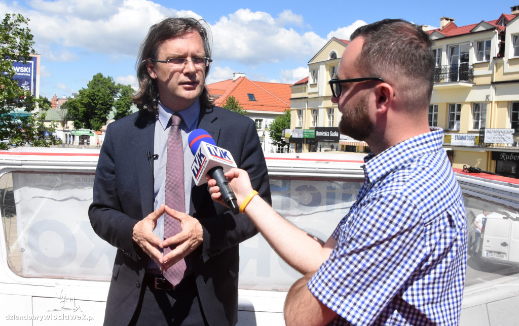 Brytyjskim busem jeździł po Włocławku