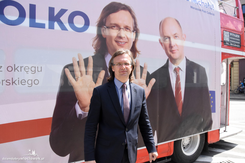 Brytyjskim busem jeździł po Włocławku