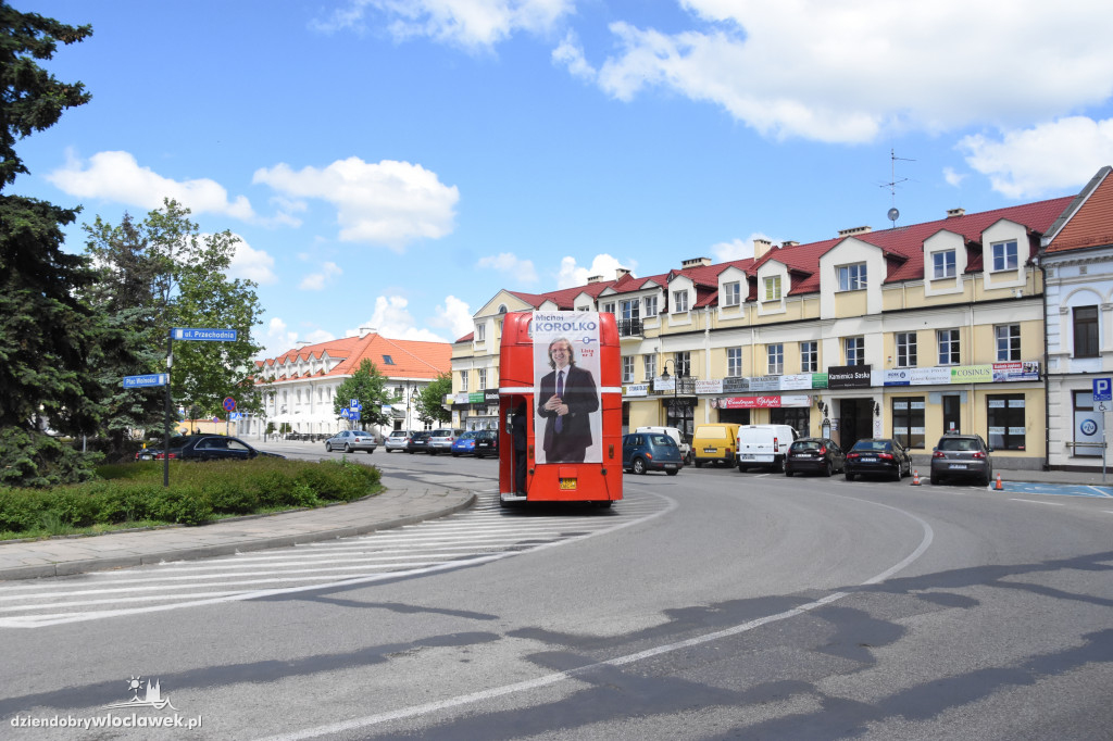 Brytyjskim busem jeździł po Włocławku