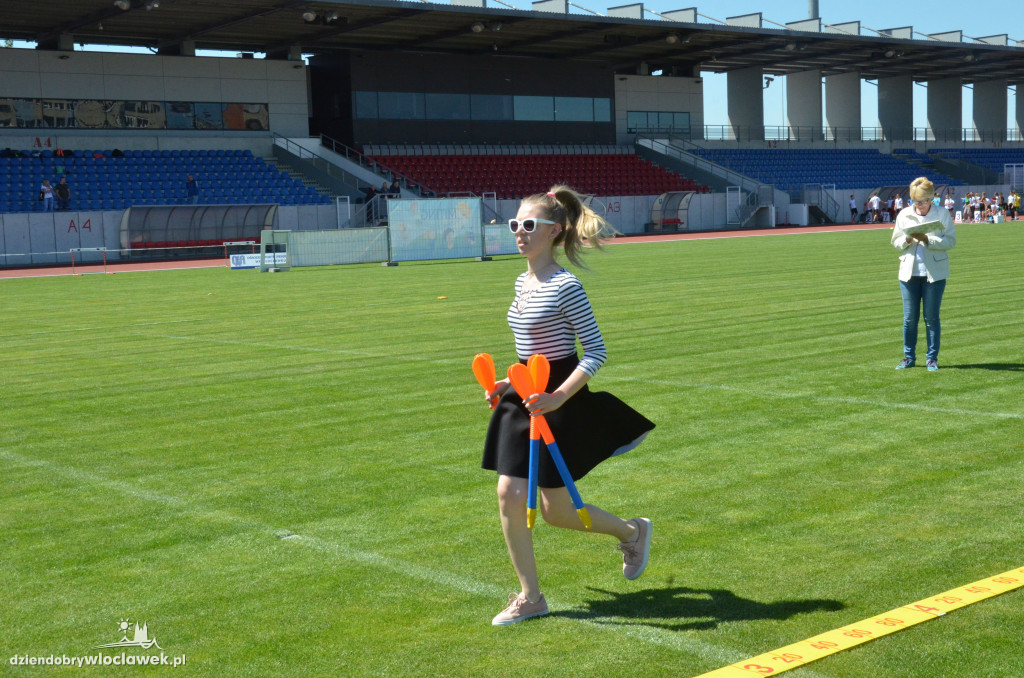 Mityng lekkoatletyczny na stadionie