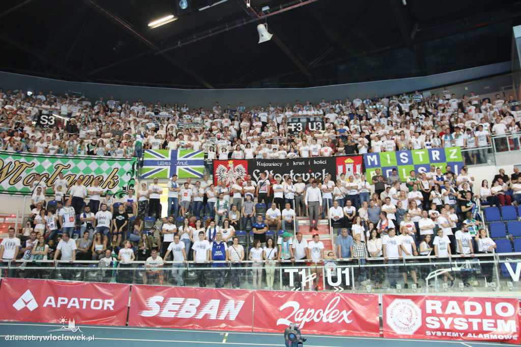 Kibice Anwilu na meczu w Toruniu