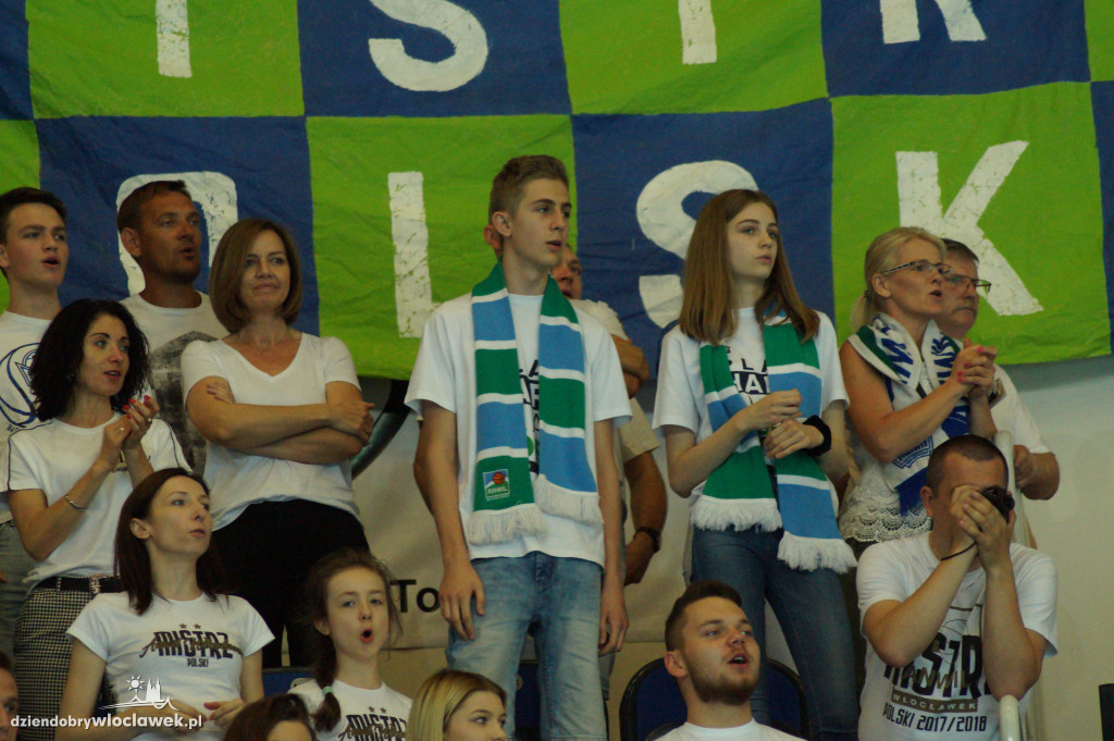 Włocławscy kibice na 2. meczu finału