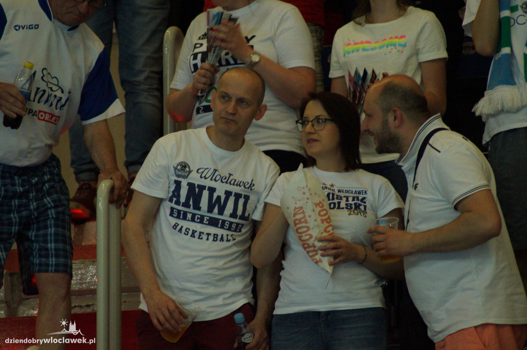 Włocławscy kibice na 2. meczu finału