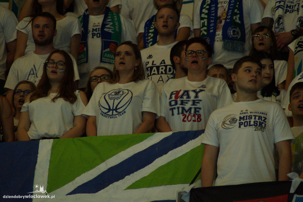 Włocławscy kibice na 2. meczu finału