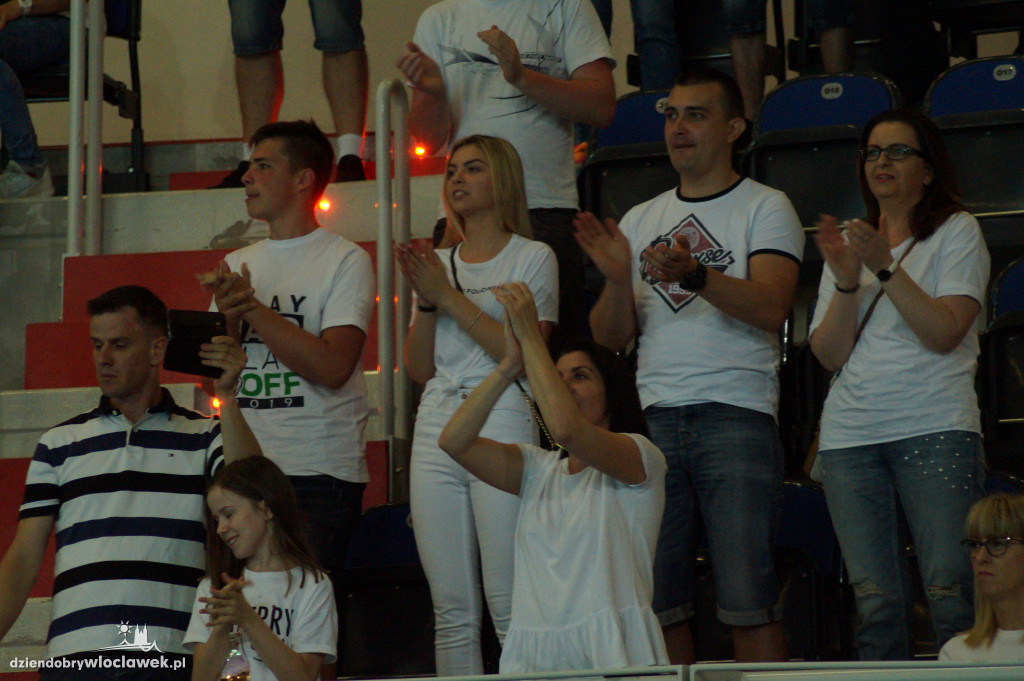 Włocławscy kibice na 2. meczu finału