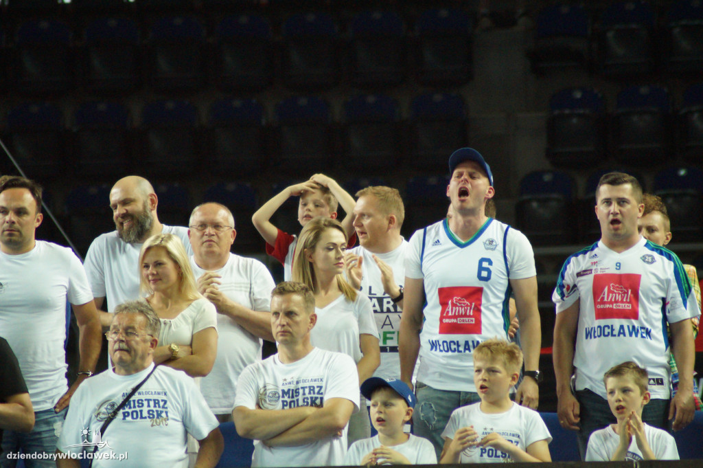 Włocławscy kibice na 2. meczu finału