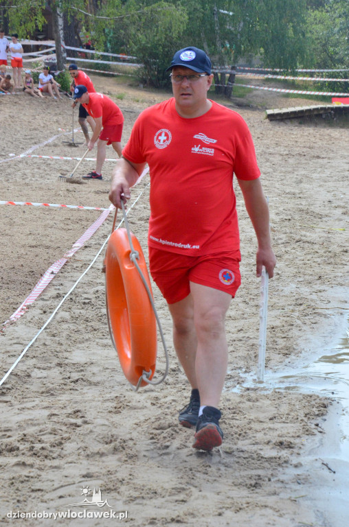 Zawody ratowników nad  j. Czarnym