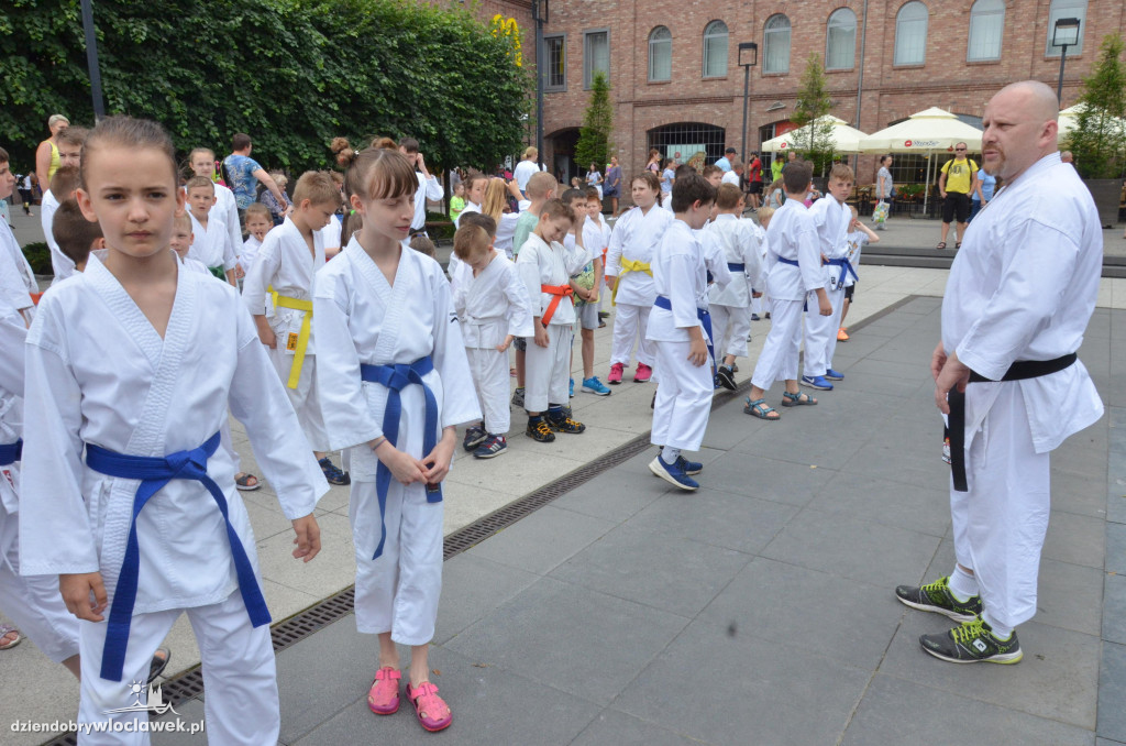 Trening karate przed Wzorcownią