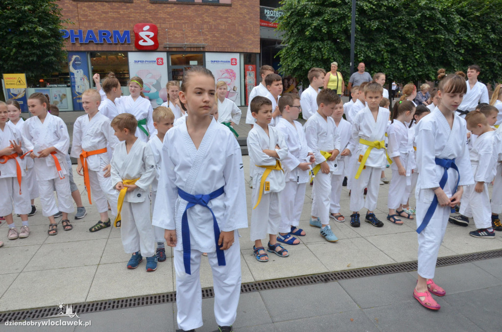 Trening karate przed Wzorcownią