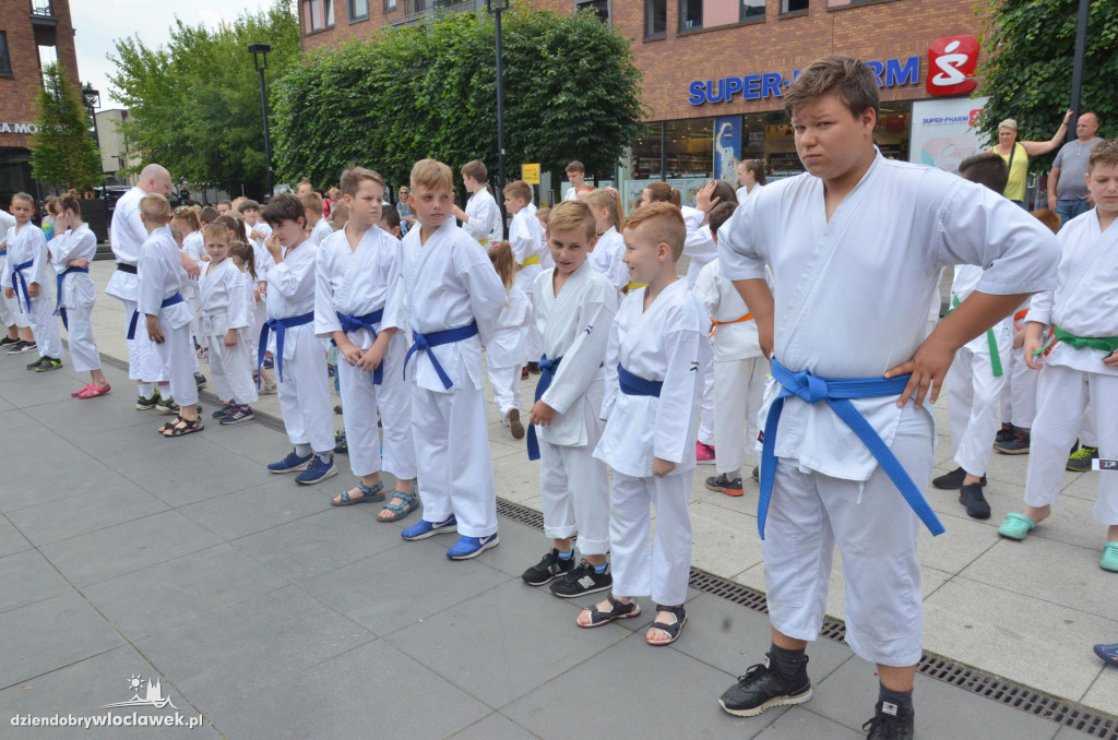 Trening karate przed Wzorcownią