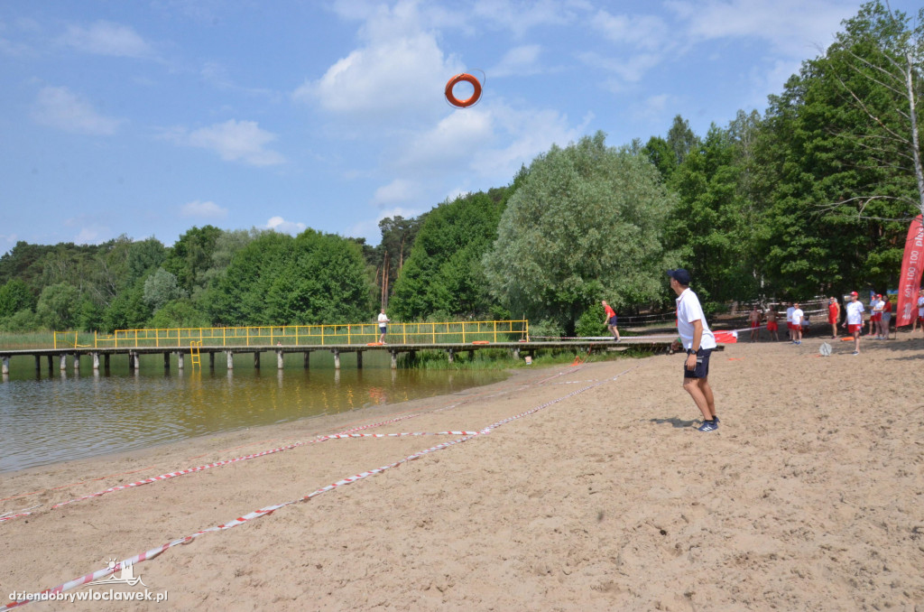 Zawody ratowników nad  j. Czarnym
