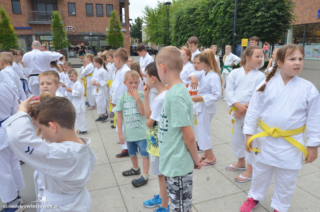 Trening karate przed Wzorcownią