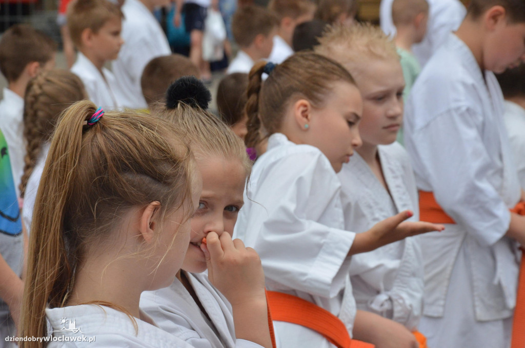 Trening karate przed Wzorcownią