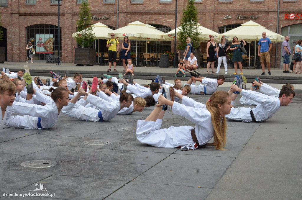 Trening karate przed Wzorcownią