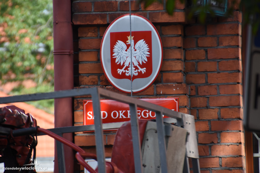 Spłonął dach Sądu Okręgowego