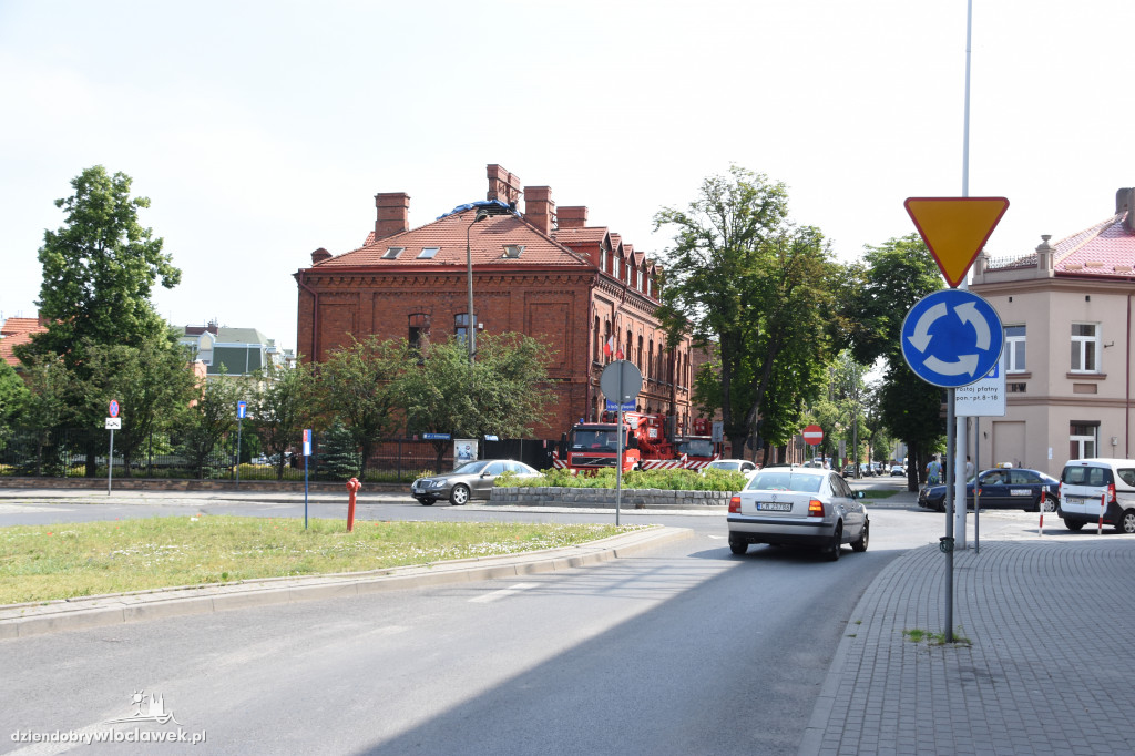 Spłonął dach Sądu Okręgowego