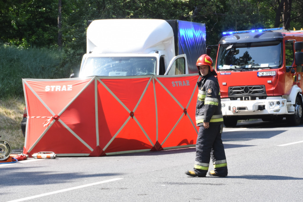 Wypadek śmiertelny na DK91