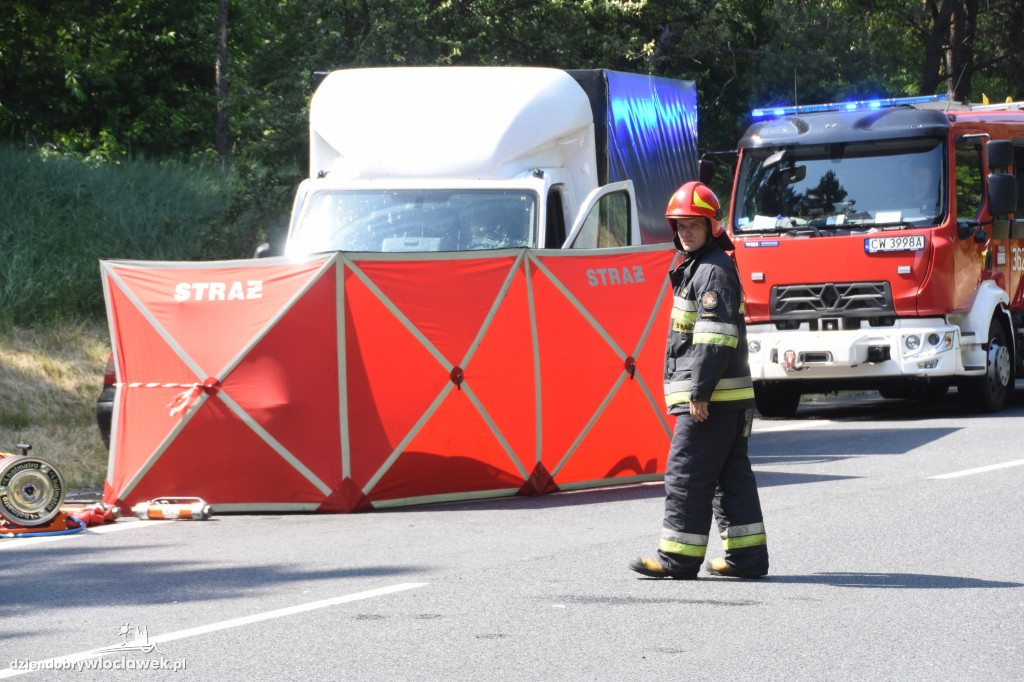 Wypadek śmiertelny na DK91